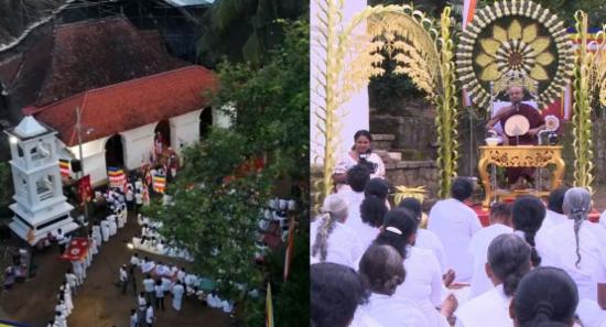 Religious Events Mark Nikini Full Moon Poya Day